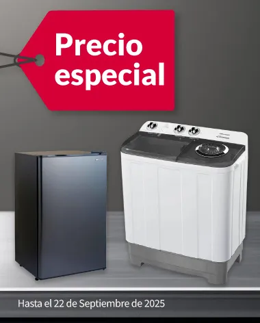 Precio especial en línea blanca y microodas